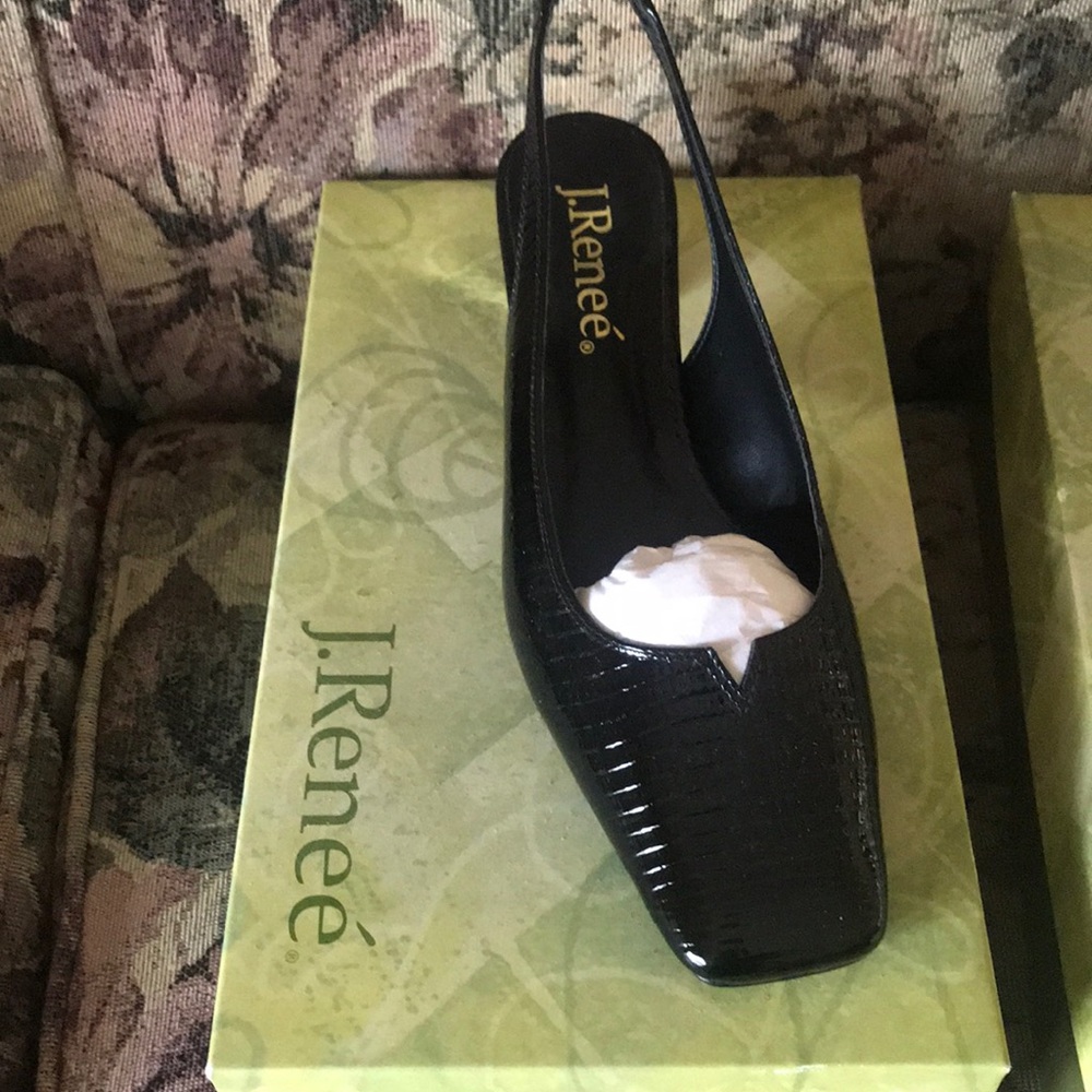 Bev Lizard Slingback